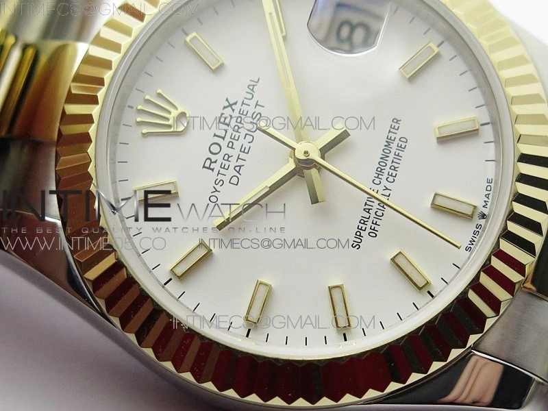 Datejust 31mm 278273 SS YG BP Best Edition White Stick Markers Dial on SS YG Oyster Bracelet