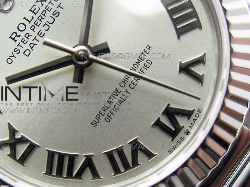Datejust 31mm 278275 SS BP Best Edition Silver Roman Markers Dial on SS President Bracelet