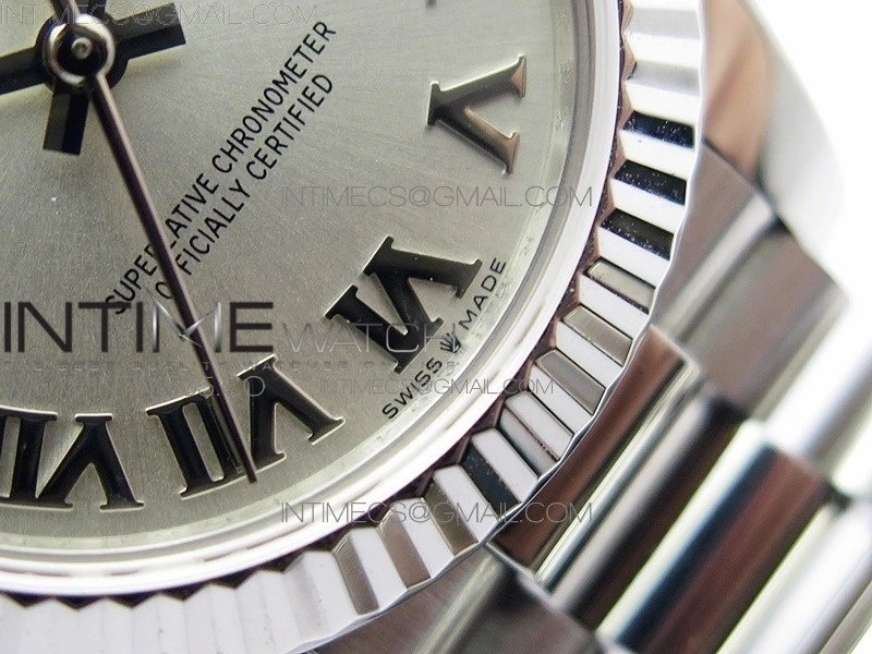 Datejust 31mm 278275 SS BP Best Edition Silver Roman Markers Dial on SS President Bracelet