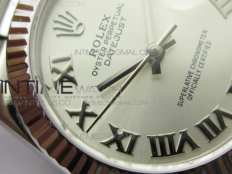 Datejust 31mm 278275 SS BP Best Edition Silver Roman Markers Dial on SS President Bracelet