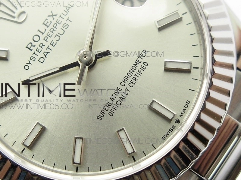 Datejust 31mm 278275 SS BP Best Edition Silver Stick Markers Dial on SS President Bracelet