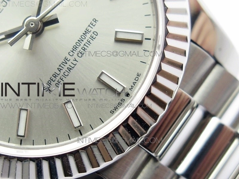 Datejust 31mm 278275 SS BP Best Edition Silver Stick Markers Dial on SS President Bracelet