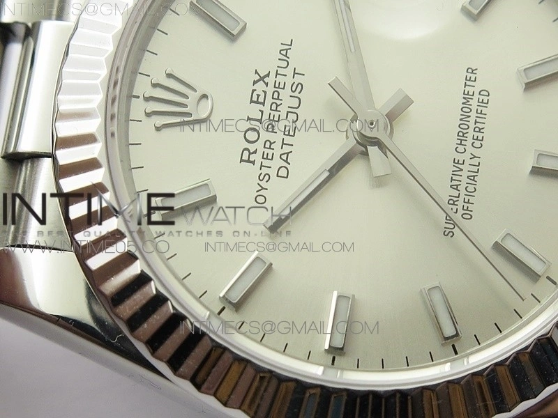 Datejust 31mm 278275 SS BP Best Edition Silver Stick Markers Dial on SS President Bracelet