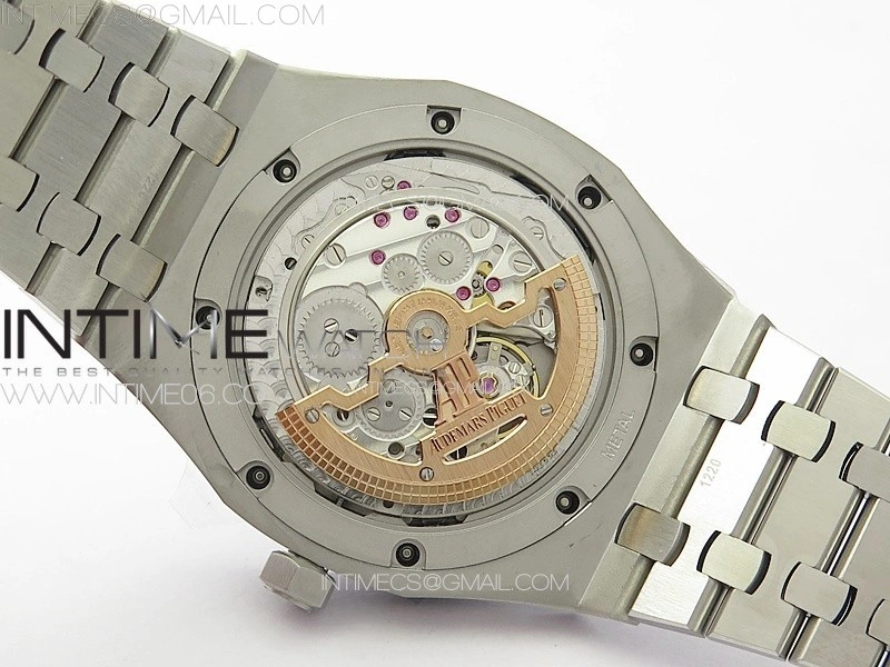 Royal Oak 41mm Complicated 26574 SS APSF 1:1 Best Edition Green Dial on SS Bracelet A5134 V2