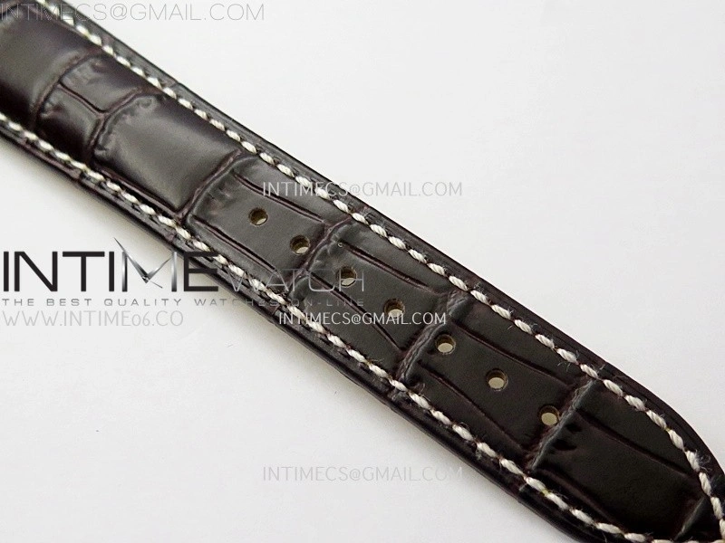 Navitimer 41mm GMT SS BLSF 1:1 Best Edition Champagne Gold Dial on Brown Leather Strap A2836