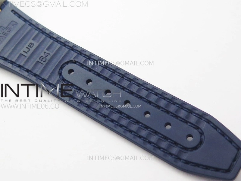 Constellation 41mm RG Blue Ceramic Bezel VSF 1:1 Best Edition Blue Dial on Blue Gummy Strap A8900