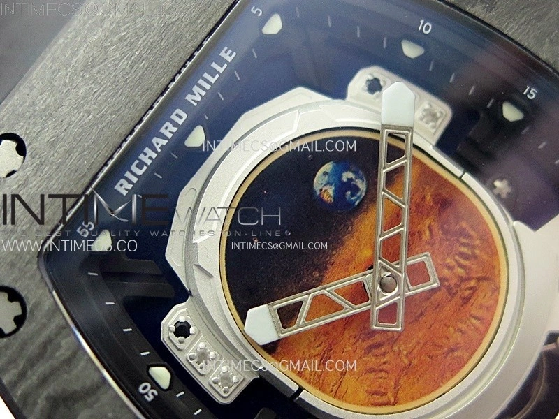 RM052-05 Carbon Case YSF Best Edition Skeleton Dial on Black Rubber Strap Tourbillon