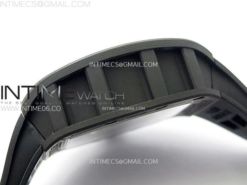RM052-05 Carbon Case YSF Best Edition Skeleton Dial on Black Rubber Strap Tourbillon
