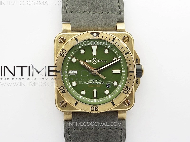 BR 03-92 Diver Bronze B12 1:1 Best Edition Brown Dial on Brown Leather Strap MIYOTA 9015