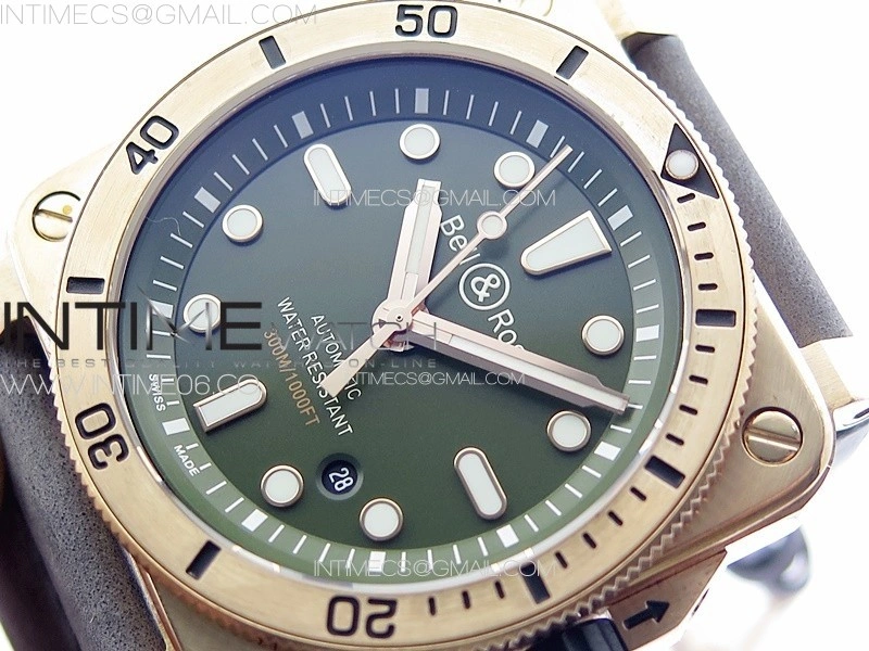 BR 03-92 Diver Bronze B12 1:1 Best Edition Brown Dial on Brown Leather Strap MIYOTA 9015
