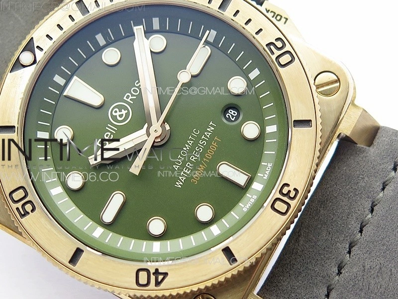 BR 03-92 Diver Bronze B12 1:1 Best Edition Brown Dial on Brown Leather Strap MIYOTA 9015