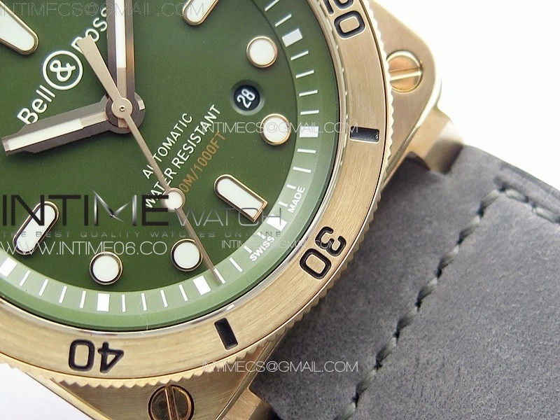 BR 03-92 Diver Bronze B12 1:1 Best Edition Brown Dial on Brown Leather Strap MIYOTA 9015