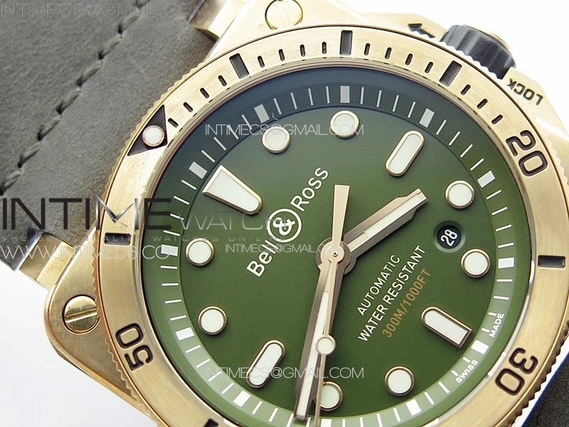 BR 03-92 Diver Bronze B12 1:1 Best Edition Brown Dial on Brown Leather Strap MIYOTA 9015