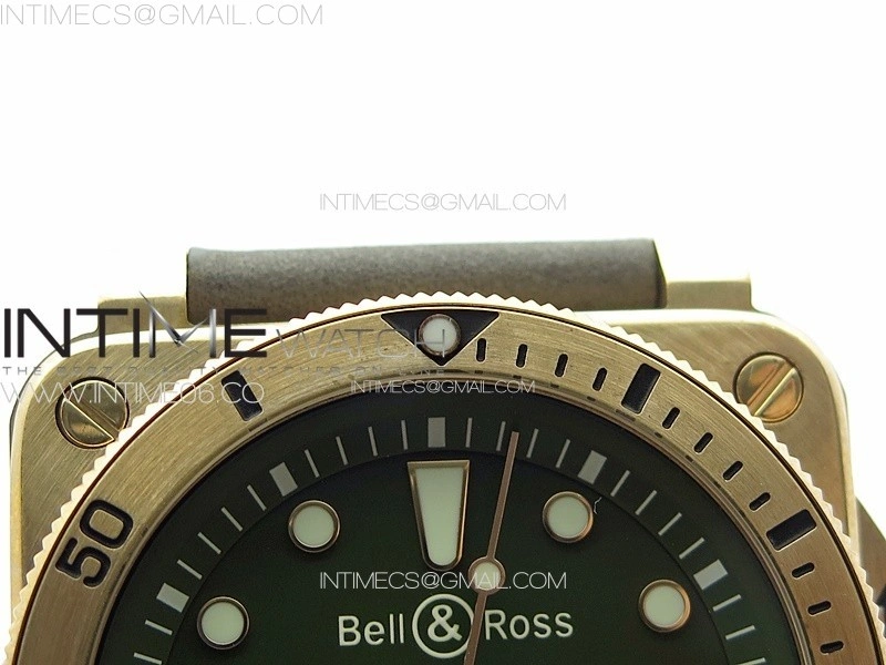 BR 03-92 Diver Bronze B12 1:1 Best Edition Brown Dial on Brown Leather Strap MIYOTA 9015