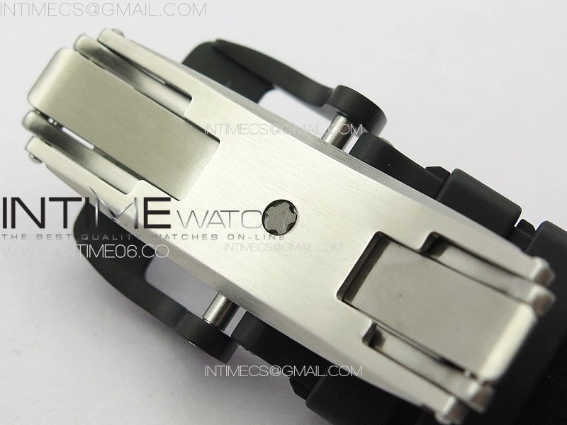RM035-02 Forged Carbon Case KUF Best Edition Red Crown on Black Rubber Strap MIYOTA8215