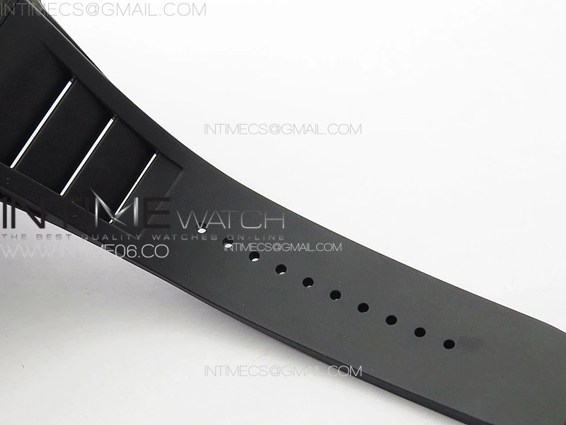 RM035-02 Forged Carbon Case KUF Best Edition Red Crown on Black Rubber Strap MIYOTA8215