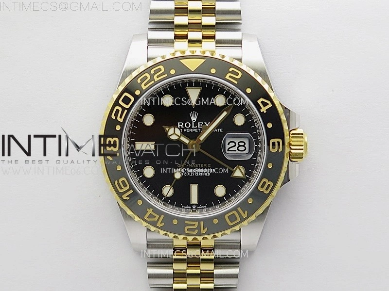 GMT-Master II 126713 GRNR ARF V2 Gain Weight 1:1 Best Edition on Black Dial SS YG Bracelet Super Clone VR3285 CHS