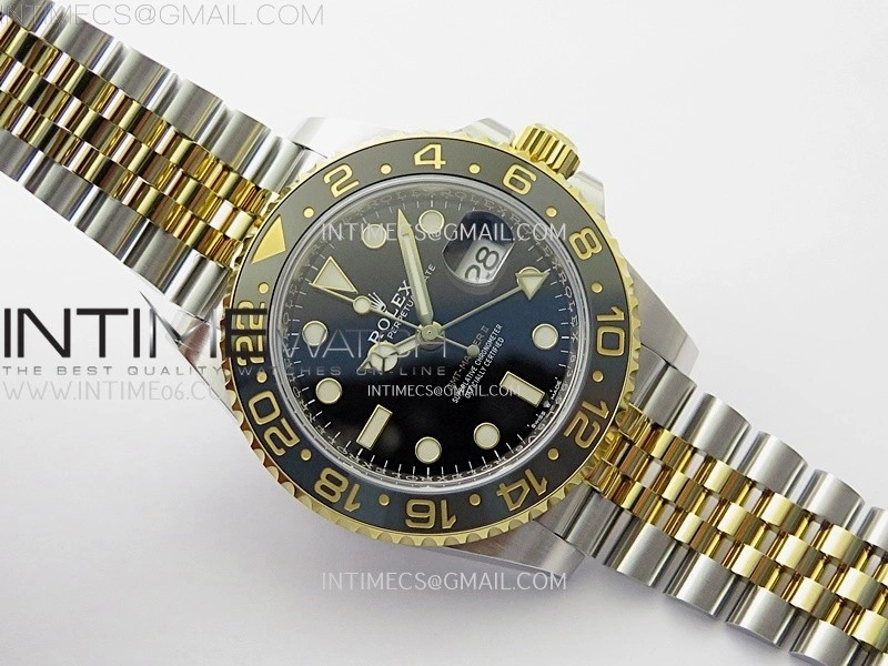 GMT-Master II 126713 GRNR ARF V2 Gain Weight 1:1 Best Edition on Black Dial SS YG Bracelet Super Clone VR3285 CHS