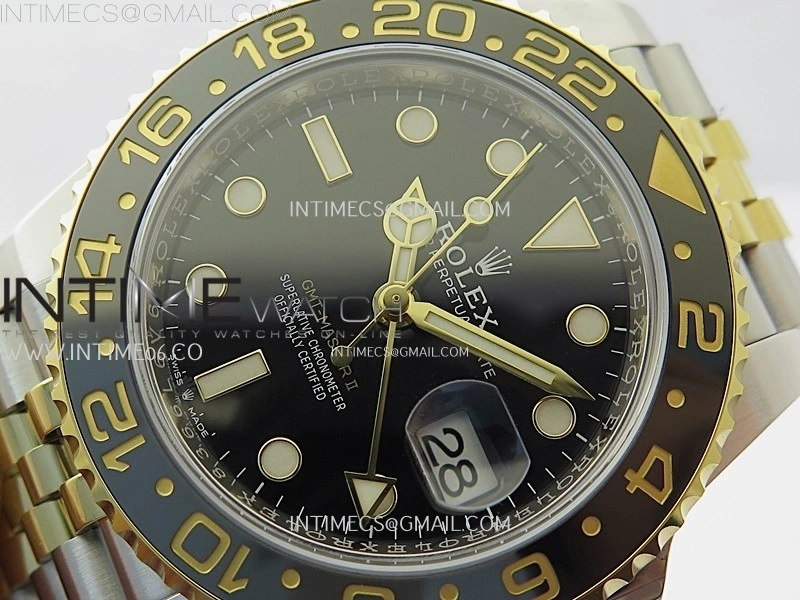 GMT-Master II 126713 GRNR ARF V2 Gain Weight 1:1 Best Edition on Black Dial SS YG Bracelet Super Clone VR3285 CHS