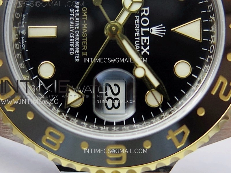 GMT-Master II 126713 GRNR ARF V2 Gain Weight 1:1 Best Edition on Black Dial SS YG Bracelet Super Clone VR3285 CHS