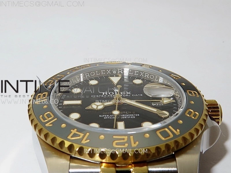 GMT-Master II 126713 GRNR ARF V2 Gain Weight 1:1 Best Edition on Black Dial SS YG Bracelet Super Clone VR3285 CHS