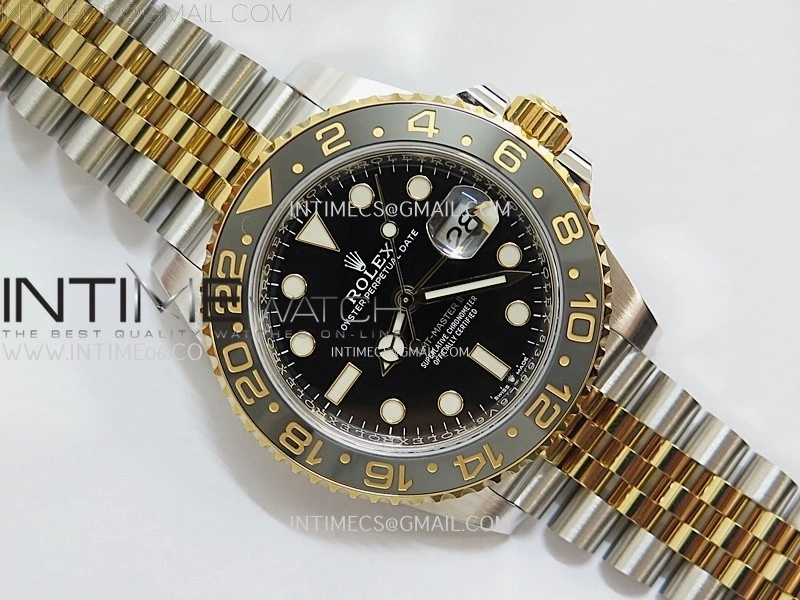 GMT-Master II 126713 GRNR ARF V2 Gain Weight 1:1 Best Edition on Black Dial SS YG Bracelet Super Clone VR3285 CHS