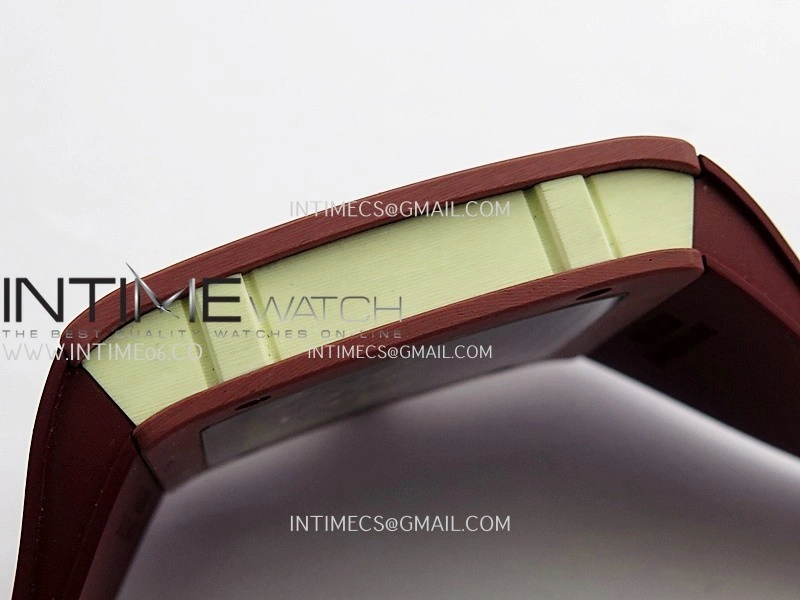 RM16-02 Red NTPT Umi Office Best Edition Skeleton Dial On Red Rubber Strap Asian CRMA9