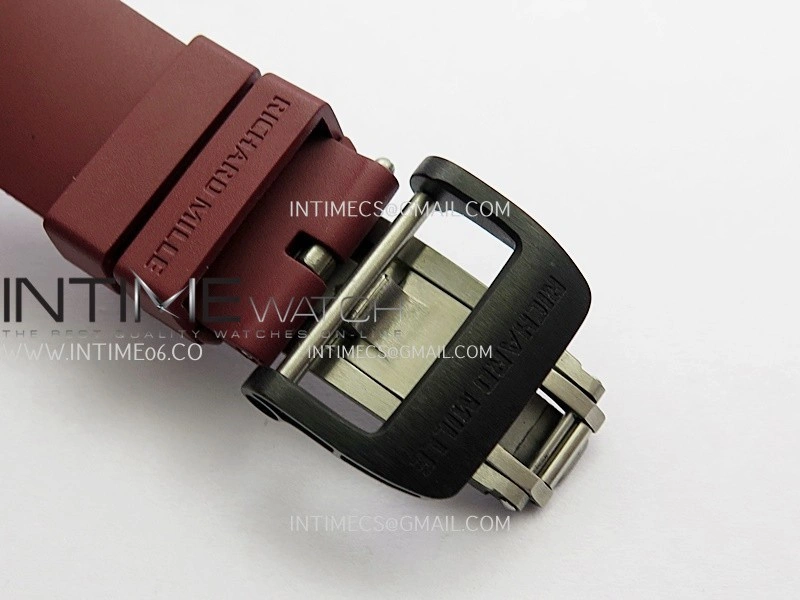 RM16-02 Red NTPT Umi Office Best Edition Skeleton Dial On Red Rubber Strap Asian CRMA9