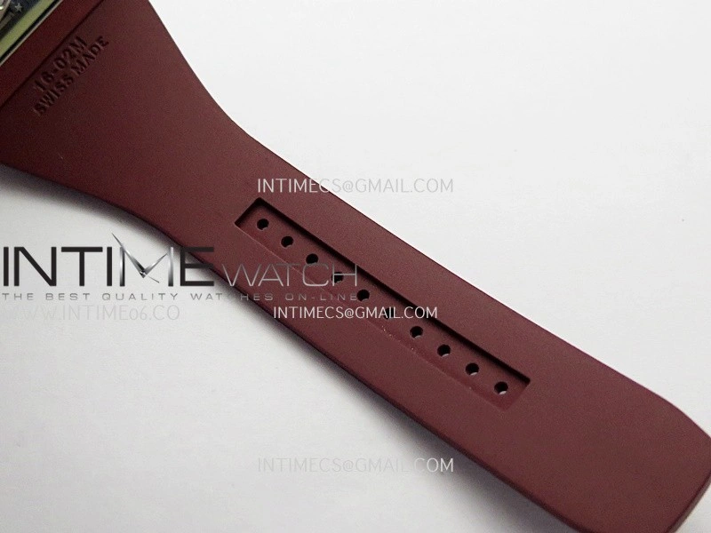 RM16-02 Red NTPT Umi Office Best Edition Skeleton Dial On Red Rubber Strap Asian CRMA9
