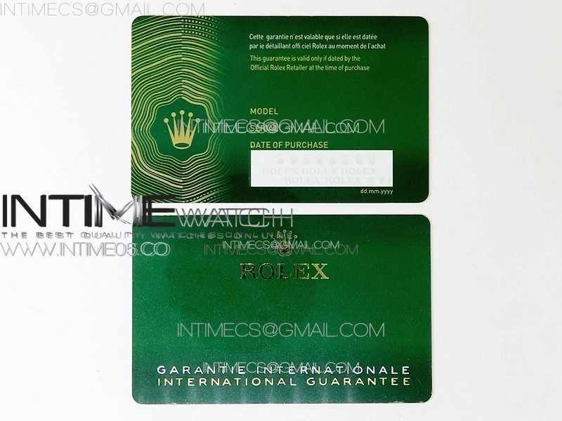 2022 Rolex New Version Bag and Card