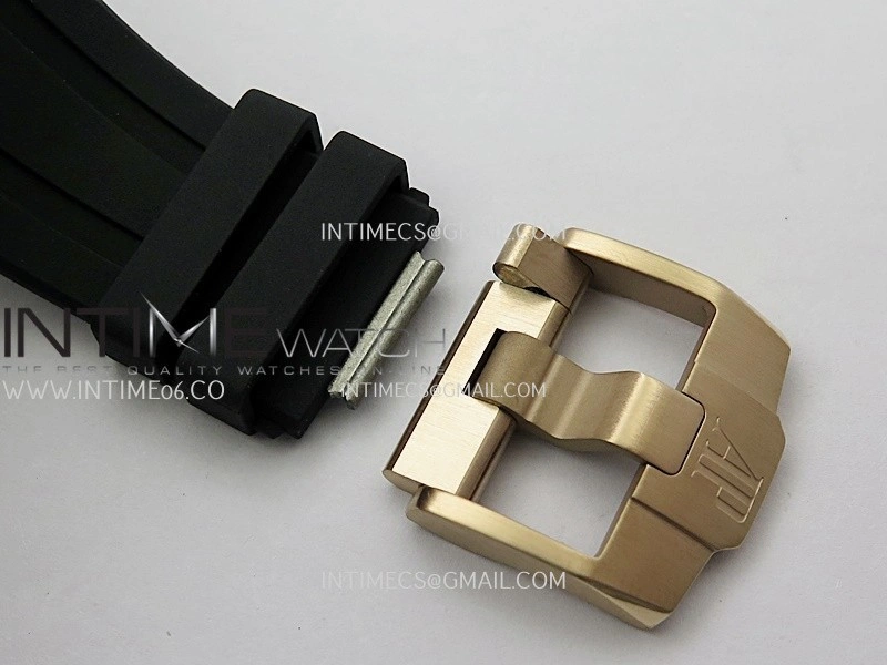 Royal Oak Offshore 43mm 26420SO RG APSF 1:1 Best Edition Black Dial On Black Rubber Strap SA4401 Super Clone