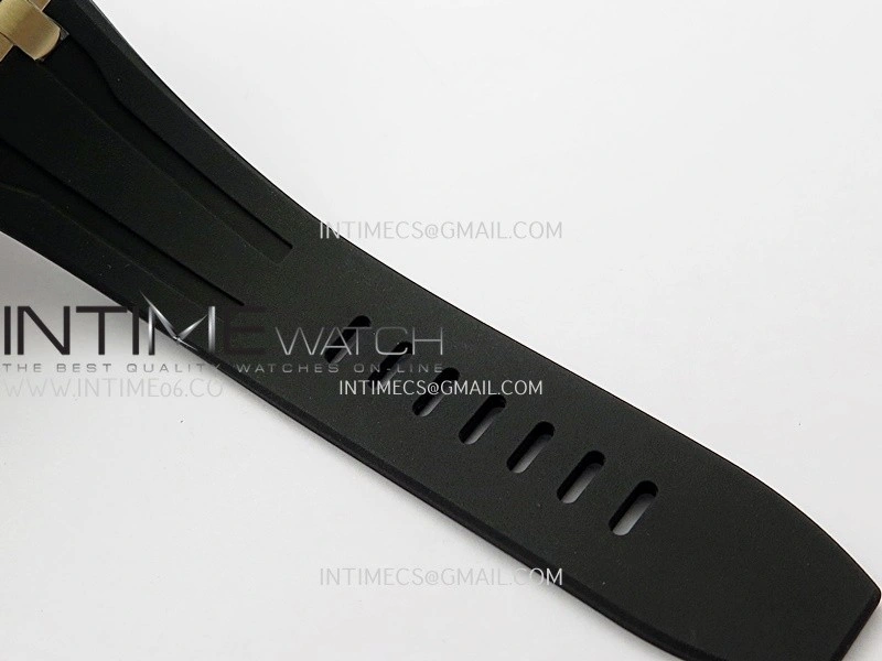 Royal Oak Offshore 43mm 26420SO RG APSF 1:1 Best Edition Black Dial On Black Rubber Strap SA4401 Super Clone