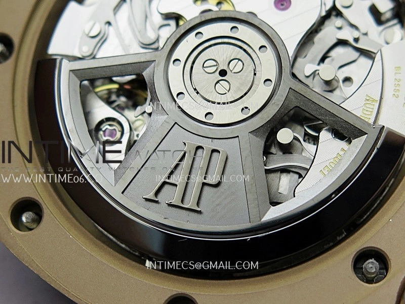 Royal Oak Offshore 43mm 26420SO RG APSF 1:1 Best Edition Black Dial On Black Rubber Strap SA4401 Super Clone