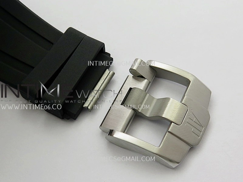 Royal Oak Offshore 43mm 26420SO SS APSF 1:1 Best Edition Black Dial On Black Rubber Strap SA4401 Super Clone