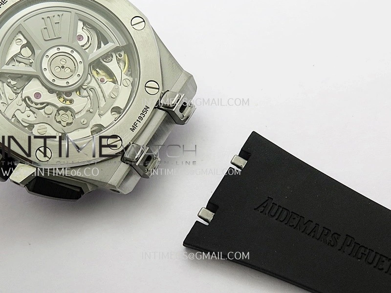 Royal Oak Offshore 43mm 26420SO SS APSF 1:1 Best Edition Black Dial On Black Rubber Strap SA4401 Super Clone
