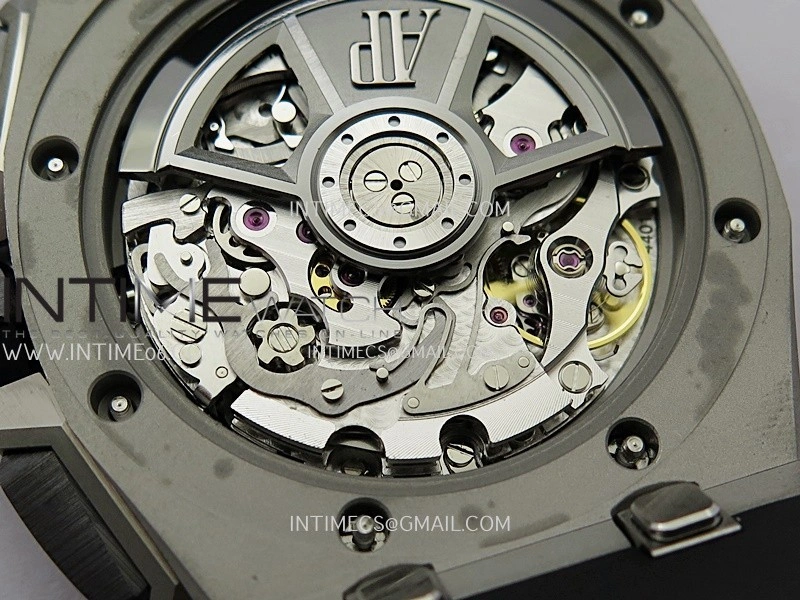 Royal Oak Offshore 43mm 26420SO SS APSF 1:1 Best Edition Black Dial On Black Rubber Strap SA4401 Super Clone