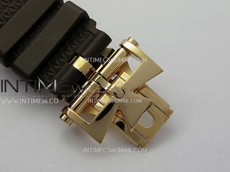 Overseas 4520V RG V2 ZF 1:1 Best Edition Silver Dial On Black Rubber Strap Super Clone A5100