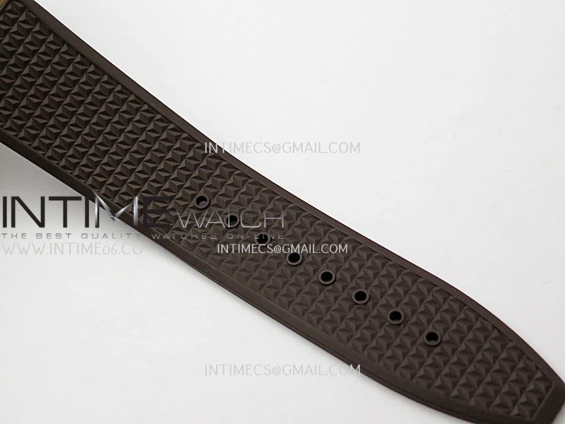 Overseas 4520V RG V2 ZF 1:1 Best Edition Silver Dial On Black Rubber Strap Super Clone A5100