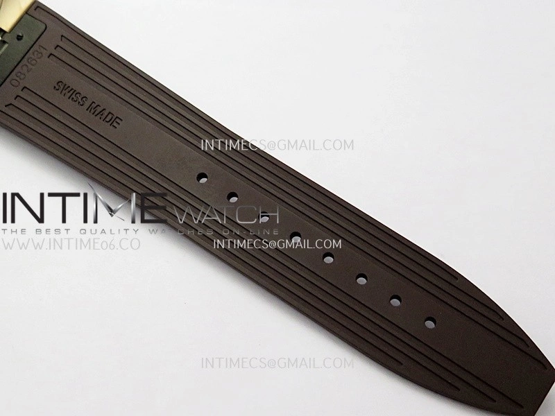 Overseas 4520V RG V2 ZF 1:1 Best Edition Silver Dial On Black Rubber Strap Super Clone A5100