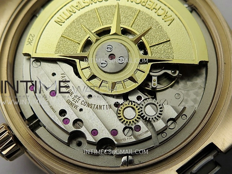 Overseas 4520V RG V2 ZF 1:1 Best Edition Silver Dial On Black Rubber Strap Super Clone A5100
