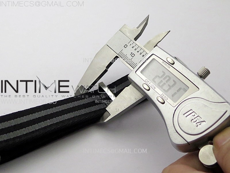 20mm Black Omega Nylon Strap