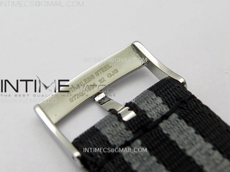 20mm Black Omega Nylon Strap