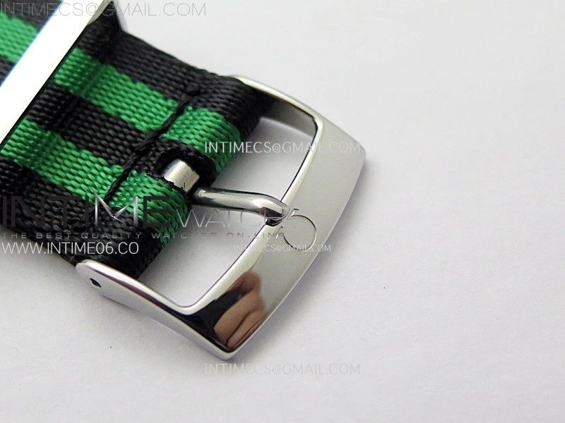 20mm Green Omega Nylon Strap
