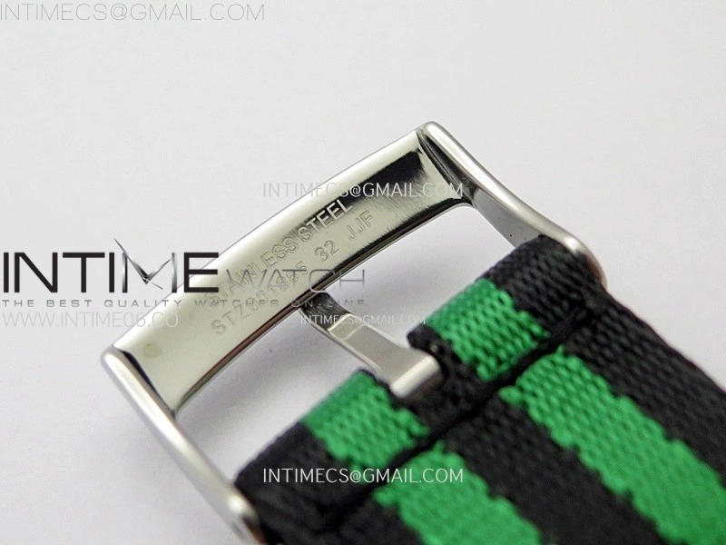 20mm Green Omega Nylon Strap