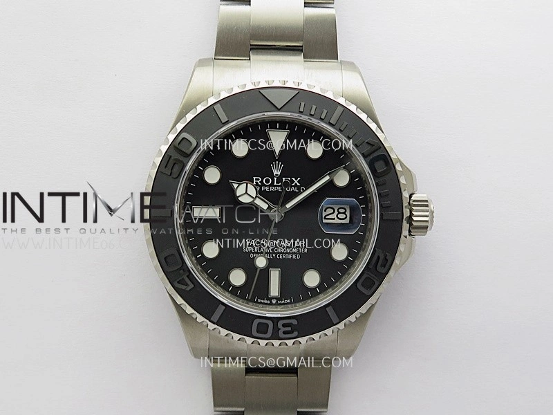 Yacht-Master 226627 Titanium B Factory 1:1 Best Edition Black Dial On Titanium Bracelet VR3235