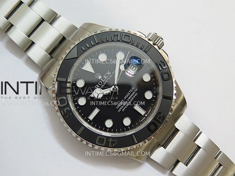 Yacht-Master 226627 Titanium B Factory 1:1 Best Edition Black Dial On Titanium Bracelet VR3235