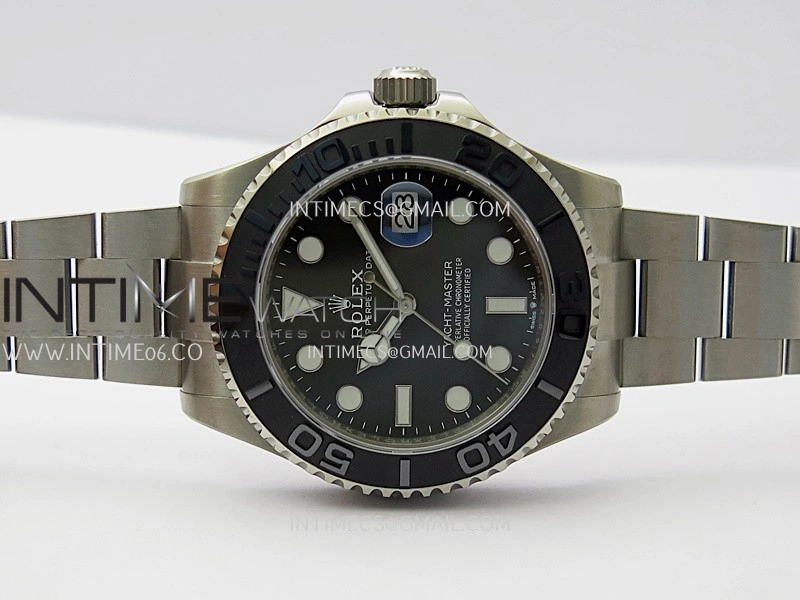 Yacht-Master 226627 Titanium B Factory 1:1 Best Edition Black Dial On Titanium Bracelet VR3235