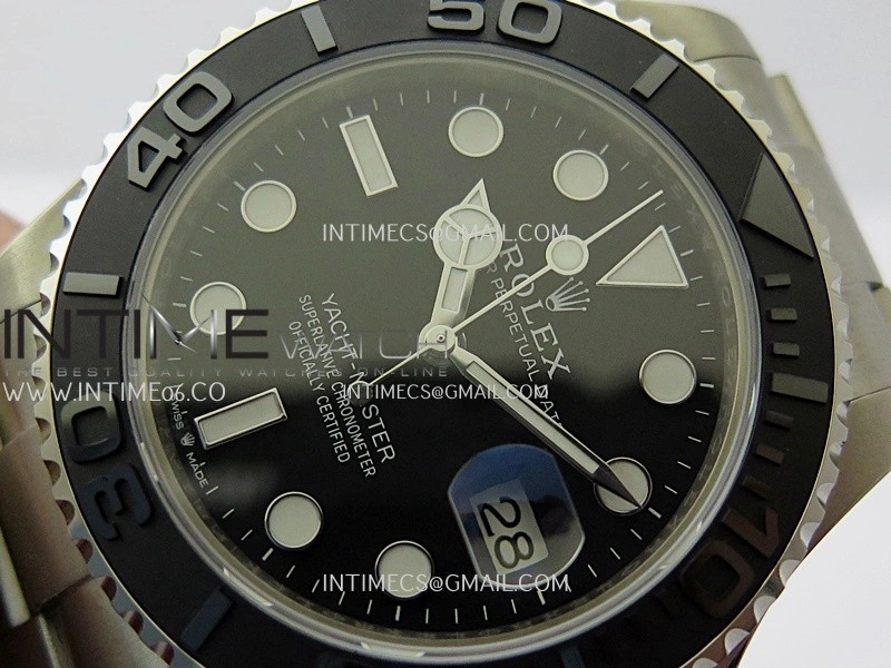 Yacht-Master 226627 Titanium B Factory 1:1 Best Edition Black Dial On Titanium Bracelet VR3235