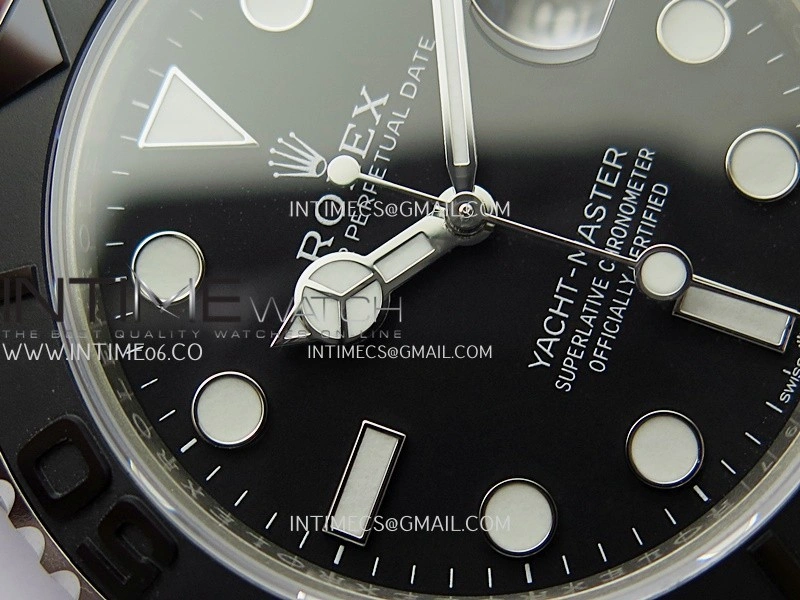 Yacht-Master 226627 Titanium B Factory 1:1 Best Edition Black Dial On Titanium Bracelet VR3235