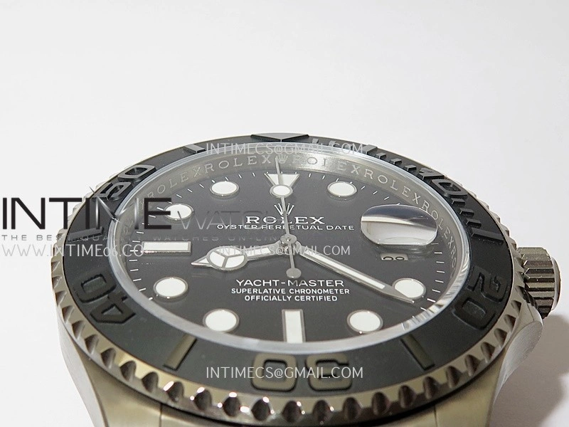 Yacht-Master 226627 Titanium B Factory 1:1 Best Edition Black Dial On Titanium Bracelet VR3235